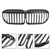 Gloss Black Front Grill Grille Fit BMW 7 Series G11 G12 2019-2022 Single Slat