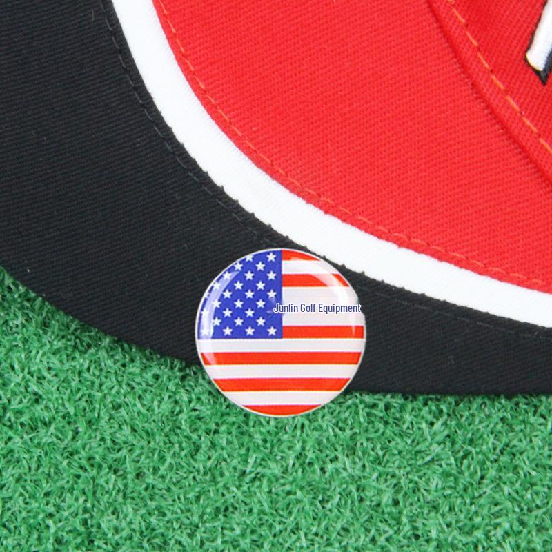 

Star-Spangled Golf Divot Tool & Marker with Hat Clip - Magnetic & Multifunctional