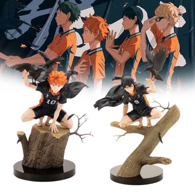 High-quality Pvc Haikyuu Gk Figure Of Hinata Shoyo And Kageyama Tobio With Detailed Base