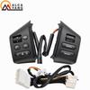Car Accessories Steering Wheel Control Buttons With Backlight Silver Buttons For Nissan Livina Tiida Sylphy