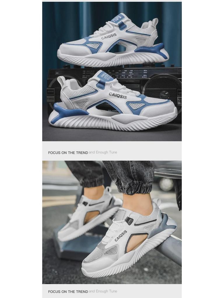 2024 Men's Summer Outdoor Sandals: Dual-Purpose Hollow Toe Slippers for Driving, Sports, and Beach