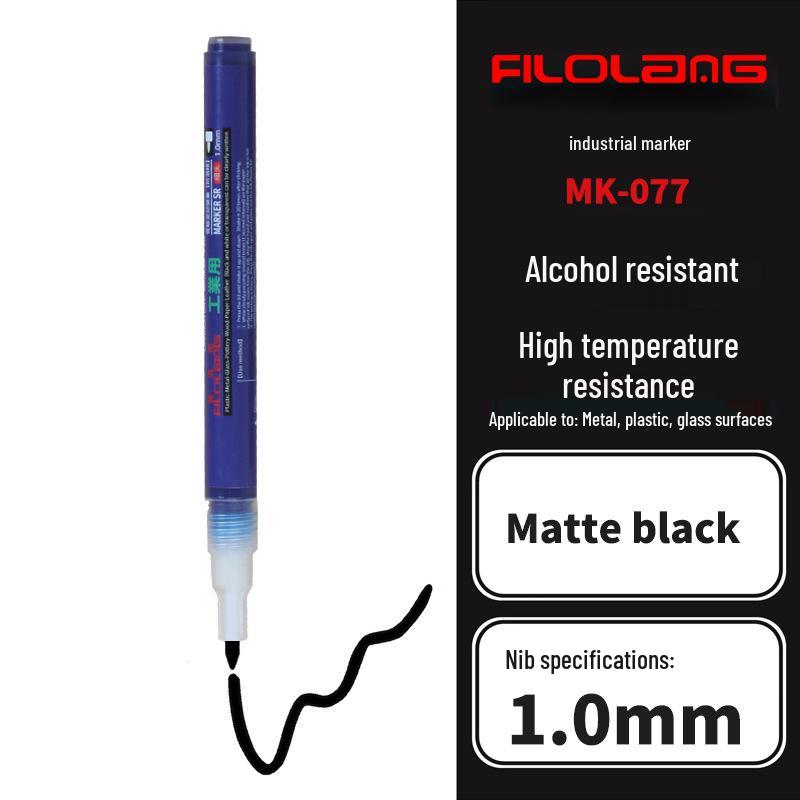 Ferrolan MK-077 Industrial Oil-Based Refillable Waterproof Quick-Dry Fade-Resistant Pen