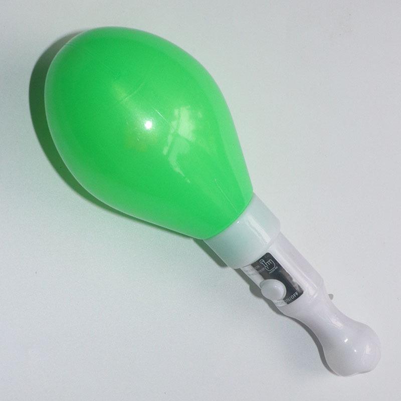 Light-Up Heart & Pentagram Glow Stick with Sound Shaker for Creative Activities