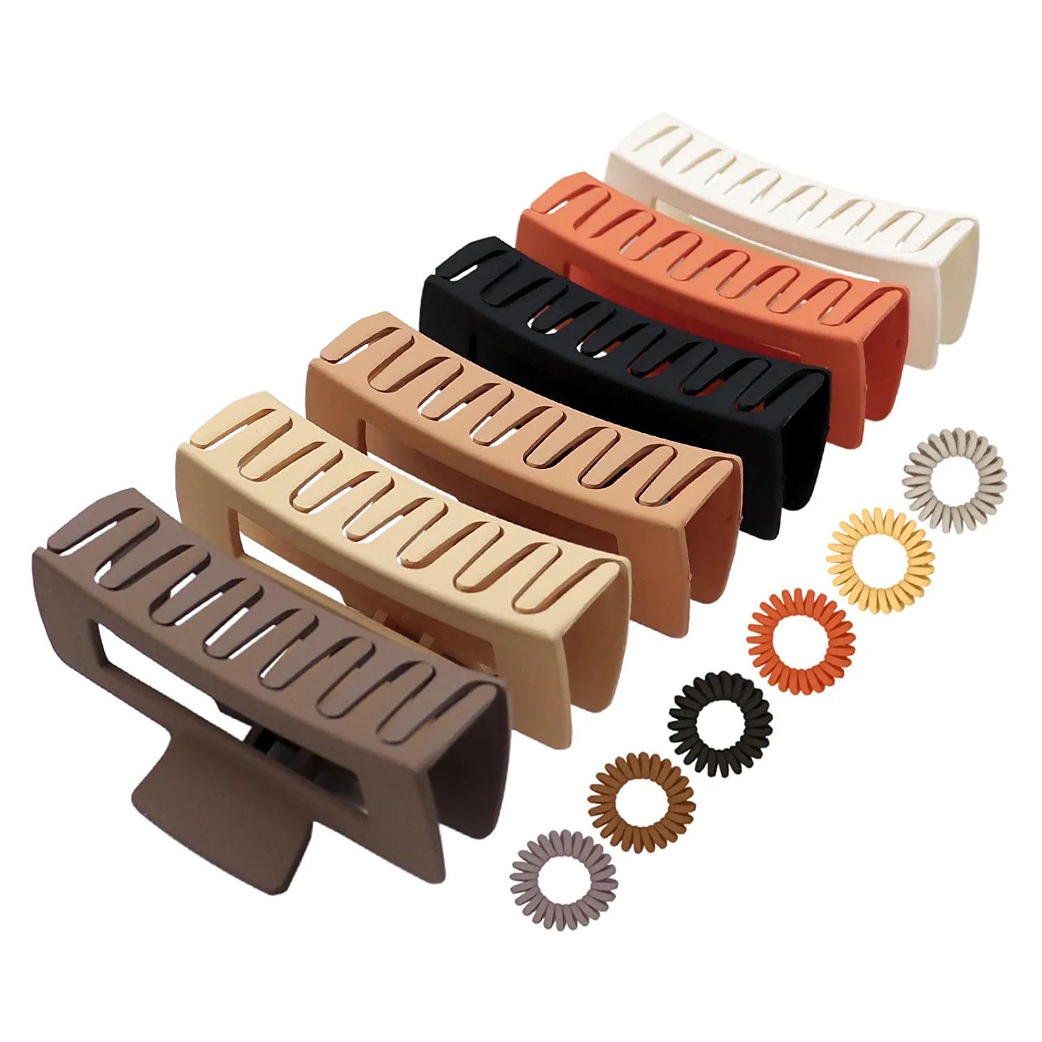 YHJ Моранди Матовый Большой Квадратный Набор Заколок для Волос