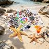 Custom Name Personalized Dandy's World Print Beach Towel, for Trip Camping Beach Party Home Decor, Birthday Gift for Family & Friends