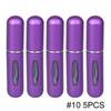 1/5/10PCS 5ml Portable Perfume Atomizer Mini Perfume Bottle Sample Spray Bottle Dispenser Cosmetic Travel Container