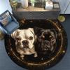 Cartoon Print Round Area Rug,Carpet Rug for Living Room Bedroom Sofa Playroom Decor,Non-slip Floor Mat