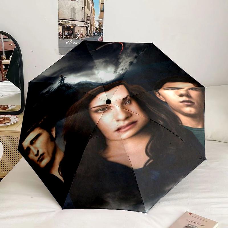 Vampire Saga Romance Umbrella 8-Frame for Travel, Camping, Casual Lightweight Portable Umbrella, Essential for Every Family Holidays Birthday Gift