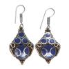 Tibetan Turquoise Lapis Lazuli Nepali Earrings Handmade Jewelry Coral Tribal