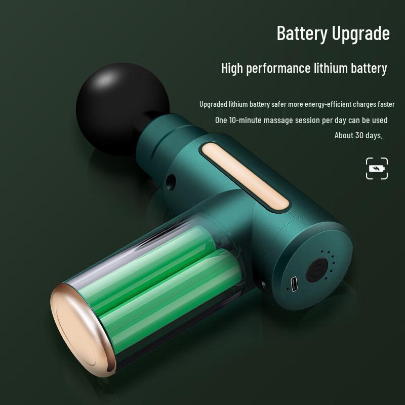 Jiekaqi Mini USB Electric Fascia Massage Gun CN Plug (adapter Included)