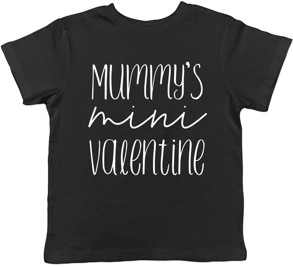 Mummy s Mini Valentine Boys Girls Childrens Kids T-Shirt 150