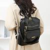 Zaino retro moda europea e americana semplice versatile per pendolari studenti universitari borsa da scuola multi-scomparto borsa a tracolla da donna