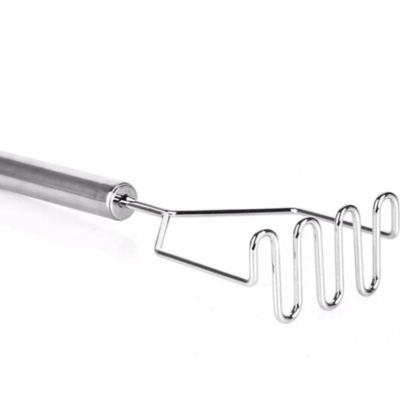 1pcs Stainless Steel Kitchen Gadget Potato Masher Press Cooking Tool Mashed Potatoes Wavy Pressure Kitchen Accessories