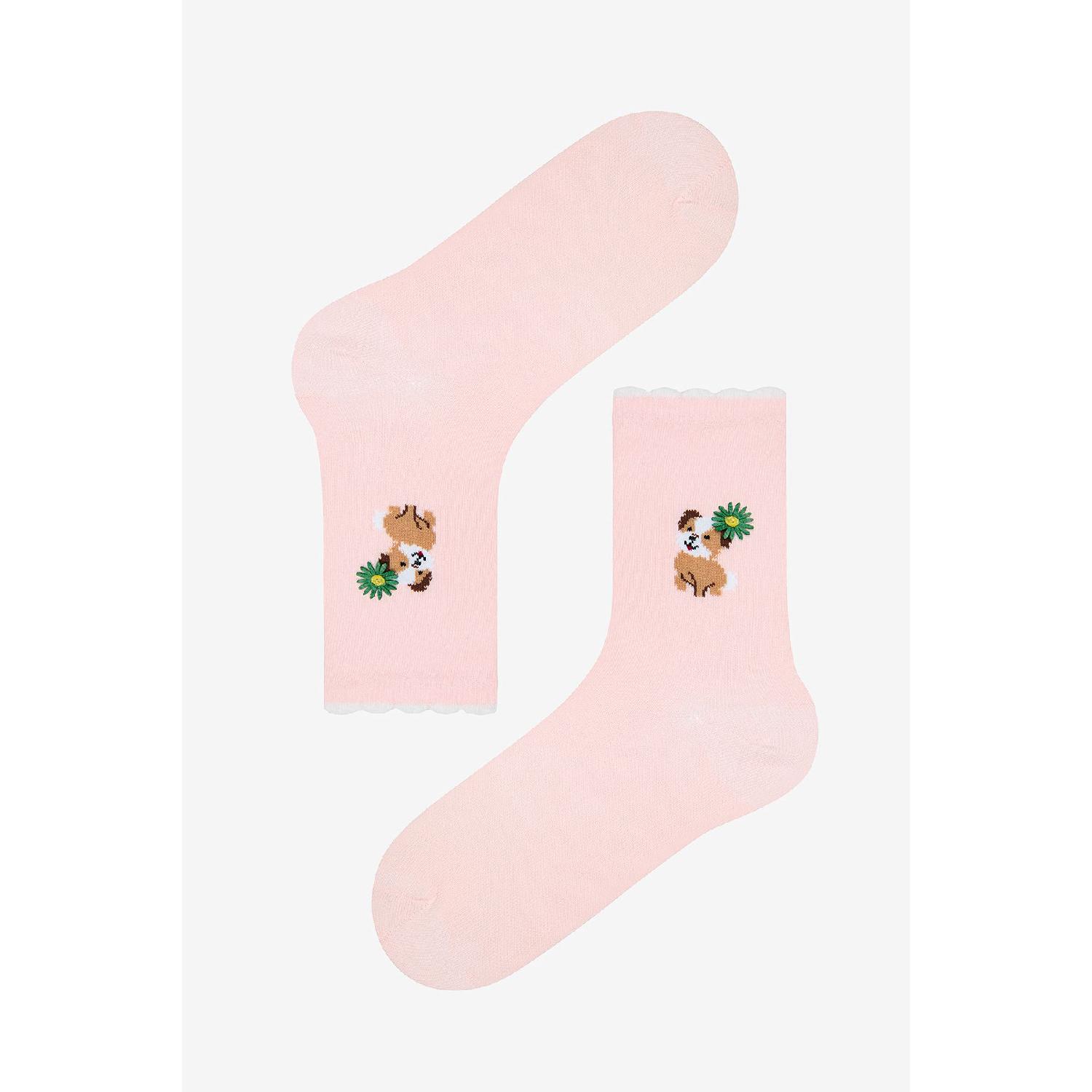 

Frill Dog Light Pink Socket Socks Standart