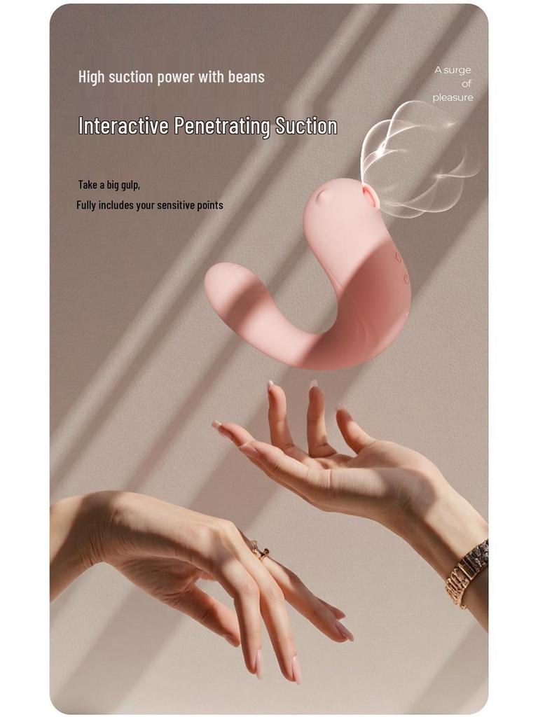 Remote Control Suction Vibrator for Women - Sea Lion Design