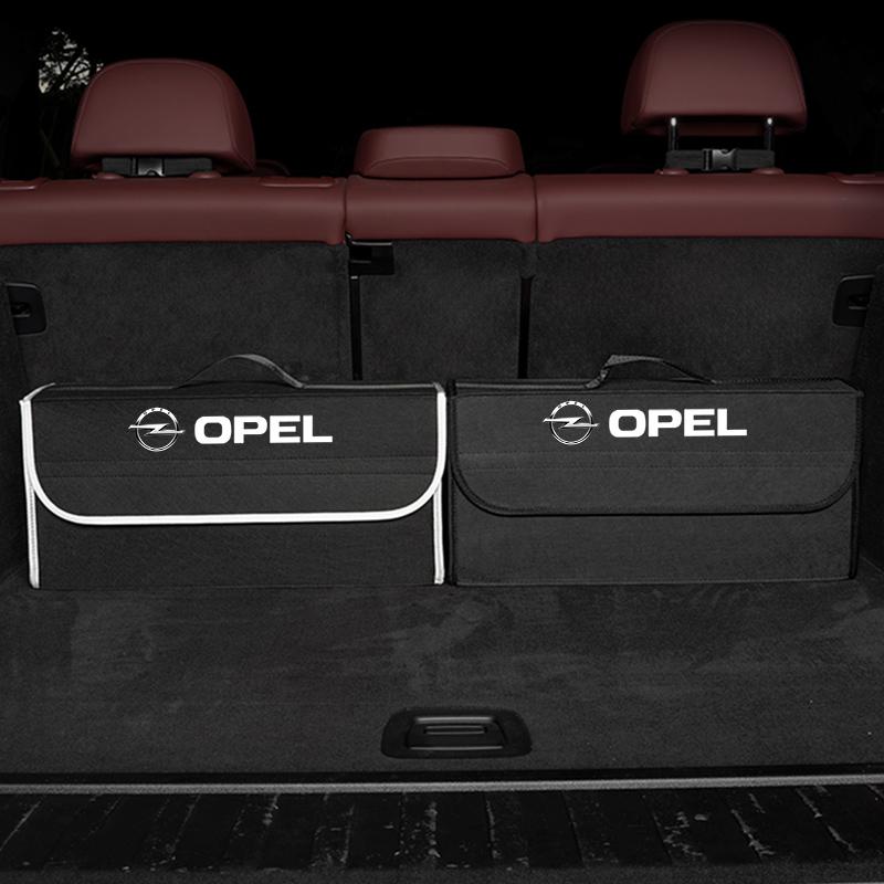 Skládací organizér do kufru auta Úložné boxy Pro Opel Astra Grandland Corsa Mokka Frontera Insignia Zafira Vivaro