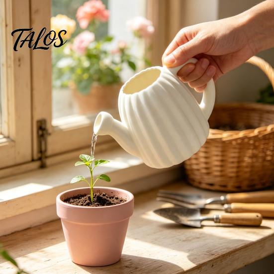 Ergonomic Handle Water Can Cute Cactus Watering Can, Shower Head Plastic Small Plant Waterer Pot, for Houseplants, Indoor Flowers Decorative