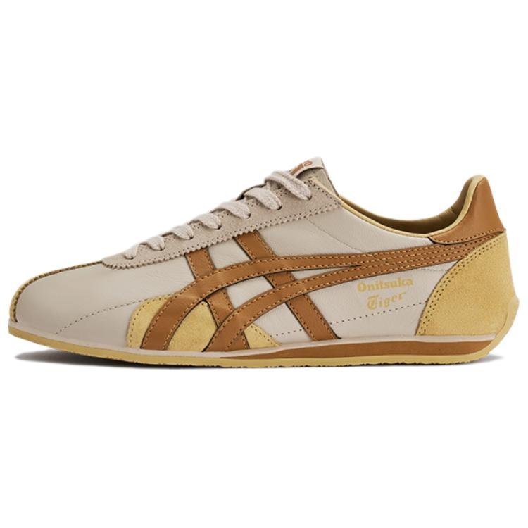 

ONITSUKA TIGER Runspark Удобные Универсальные Ретро Спортивные Нескользящие Прочные Низкие Повседневные Кроссовки Унисекс Бежевый 1183B480-024 38