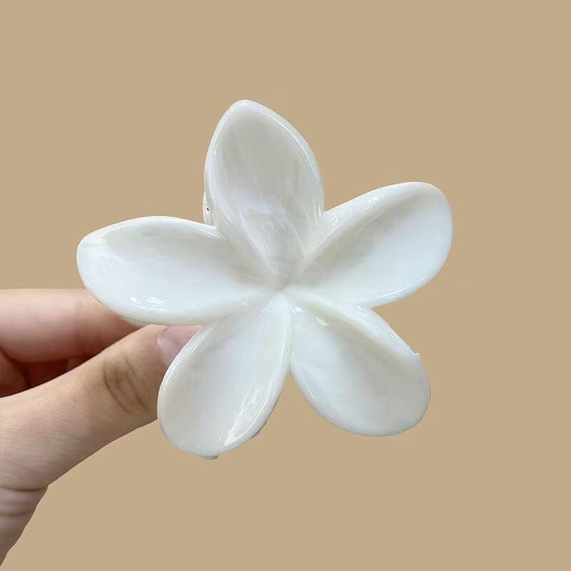 Koreanischer Eleganter Kürbisbogen Polka Dot Haarspange - Groß, Cremige Texturierte Hochsteckfrisur-Accessoire