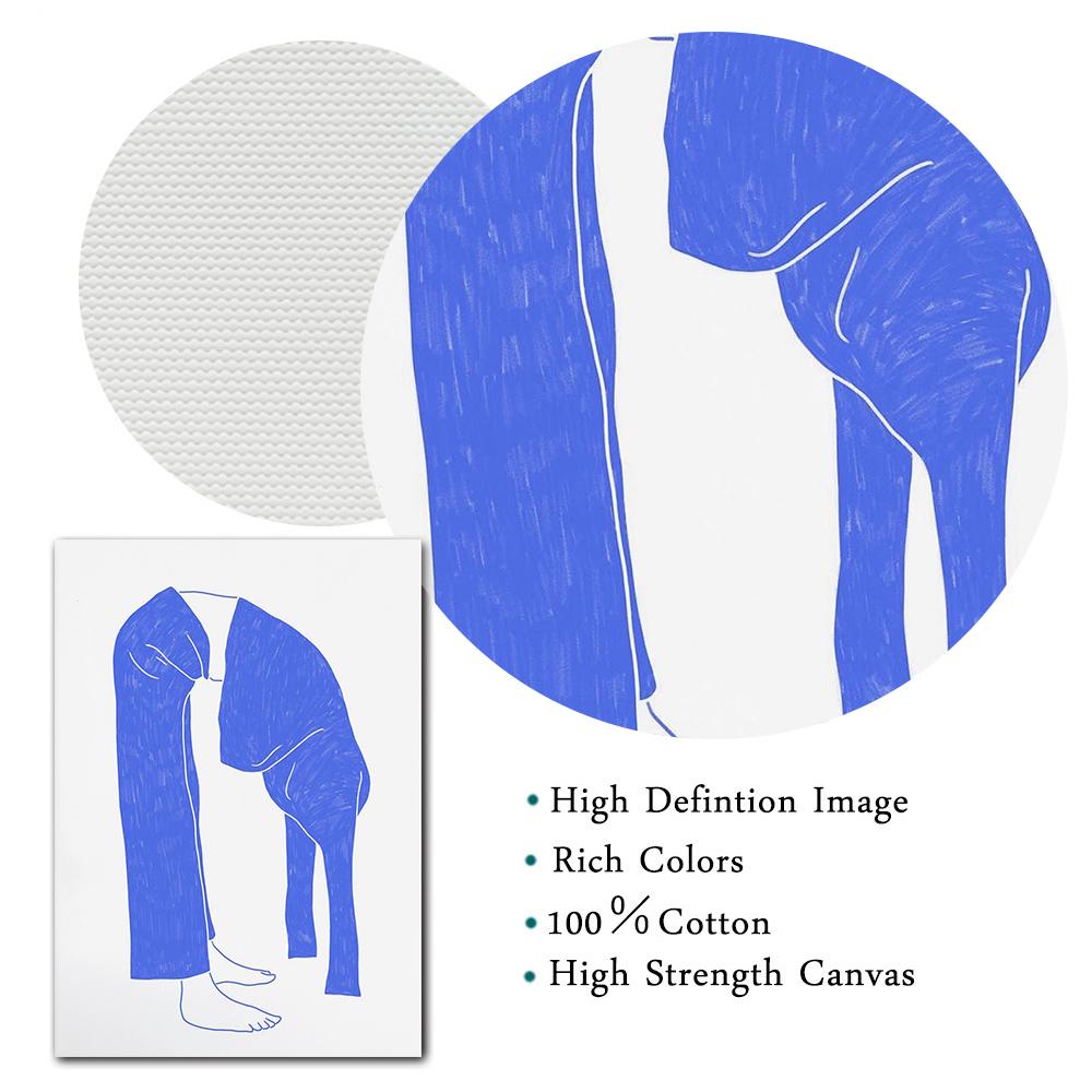 Simple Nordic Poster Not Today Colorful Hanging In There Canvas Print Painting Wall Picture Art Bedroom Living Room Home Decor