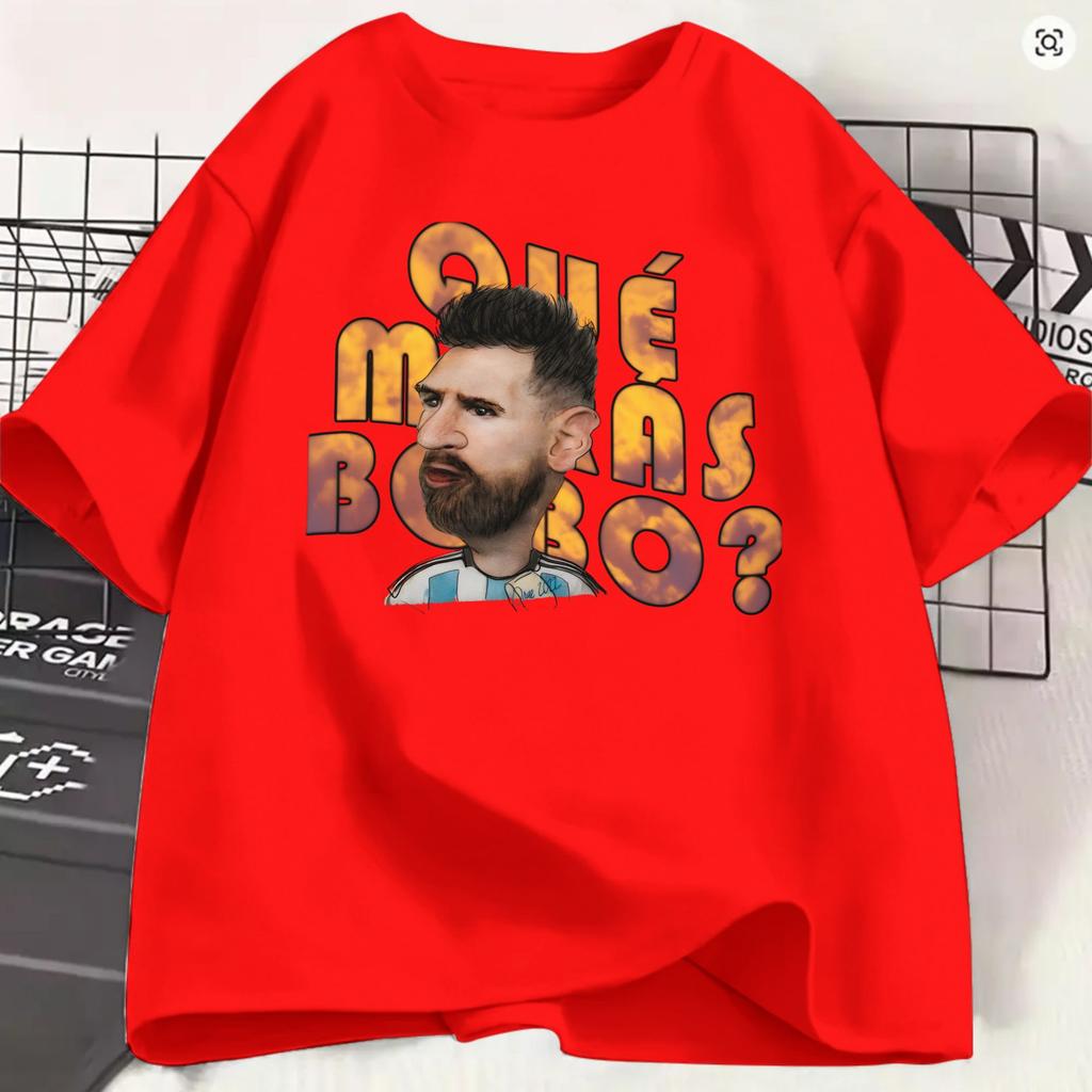 Que Miras Bobo T-shirt Per Unisex Cotone Puro Divertente T-shirt Girocollo Meme Magliette Manica Corta Taglie Forti