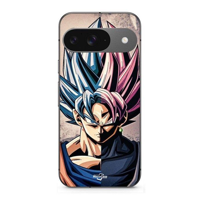 Coque pour Google Pixel 9 Dragon ball z super goku ssj noir