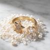Niche Star Pentagram Zircon Women's Fashion Ring