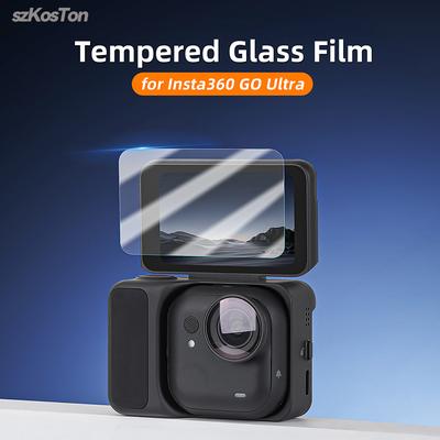 9H Tempered Glass Film for Insta 360 Go Ultra Screen Protector Anti-Scratch Film for Insta360 Go Ultra Sports Camera Accessories