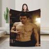 Vampire Diaries Damon Klaus Blanket Soft Fashion Plush Throw Blanket For Couch Bed Travel Office Flannel Bedspread Bed Cover