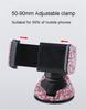 Bling Crystal Car Phone Mount with One More Air Vent Base Cell Phone Holder New