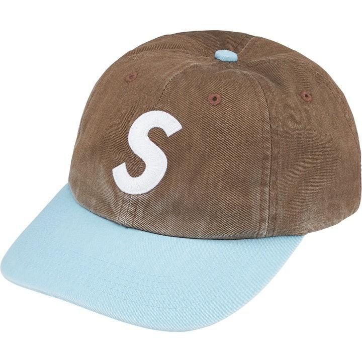 Supreme Pigment Coated 2-Tone S Logo 6-Panel Brown One-Size