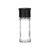 Rotating Glass Spice Bottle with Multi-hole Top and Moisture-proof Lid for BBQ and Kitchen Use