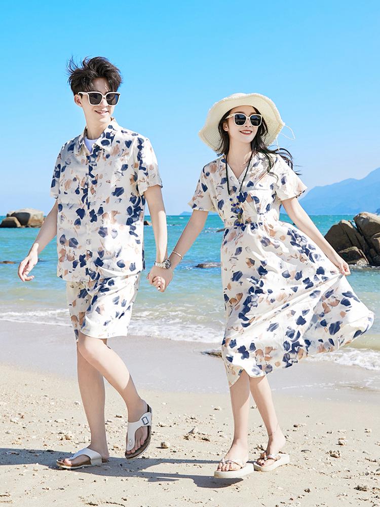 New Spring/Summer Bohemian Beach Dress for Parent-Child Seaside Vacation Photos
