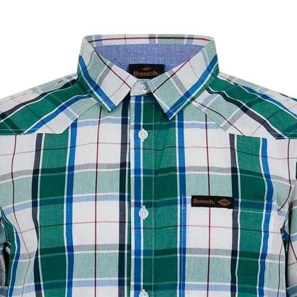 Bench Mens Checked Relaxed Fit Shirt