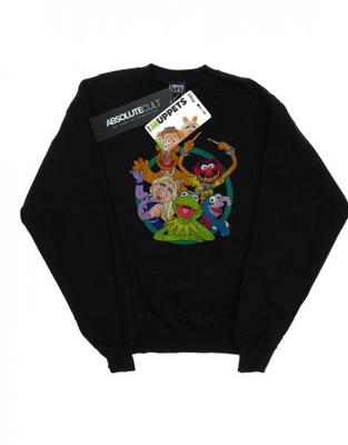 Mens The Muppets Group Circle Sweatshirt