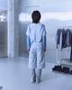 KIYOI Layered Cutout Pants [Gray]