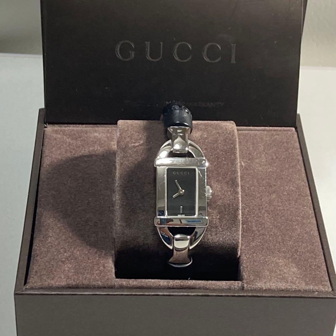 Used GUCCI Bamboo watch black