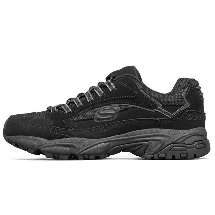 Skechers Stamina Casual Low-Top Dad Shoes Men sneakers Black 51919-BBK 41