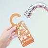 Aoouik Door Plate Door Sign Hanging Display Double-Sided 2-Pack (Vacant/In Use) - Orange/Gray