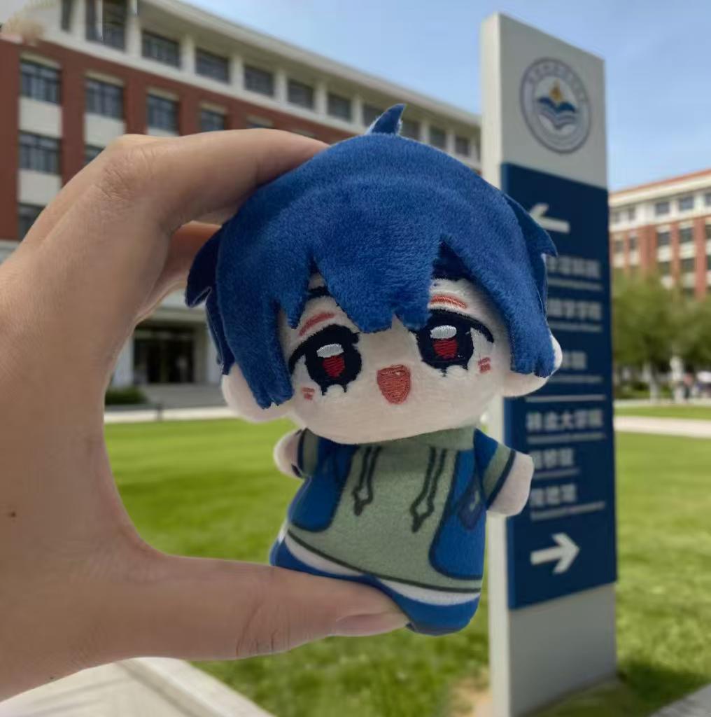 Инопланетная Звезда Морская Тело Стол Иван Тил Мягкая Набитая Плюшевая Игрушка 10 см Косплей Инопланетная Сцена Кукла Подарки на День Рождения Рождество для Фанатов синий