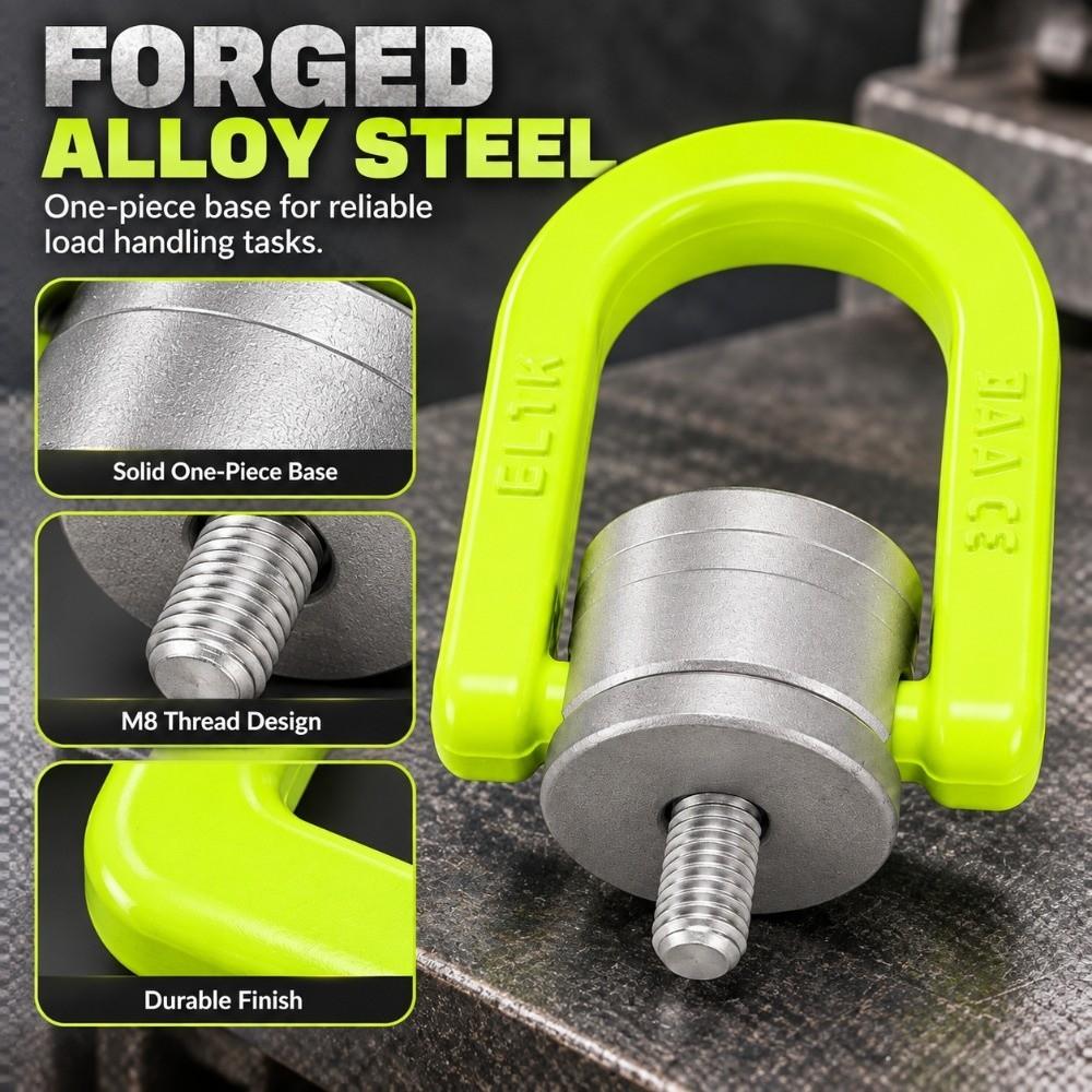 1pcs 360 Degree Rotation Rotating Eye Bolt Heavy Duty Lifting Bolt For Construction
