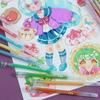 9pcs/box Morandi Color Gel Pens Set 0.5mm Handwriting Pen for DIY Scrapbook Students School Supplies Stationery Cute Pens