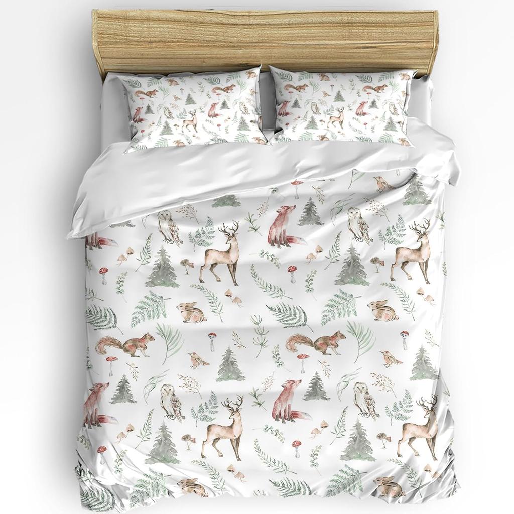 Comforter Christmas King Size Christmas Tree Ball Snowflake Quilt Soft Bedding For Boys Girls Adult Bedroom Decoration 3 Pcs