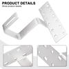Adjustable PV Roof Hook for Mounting Solar Panels with Stainless Steel Bracket Compatible with Aluminium and Profile Rails