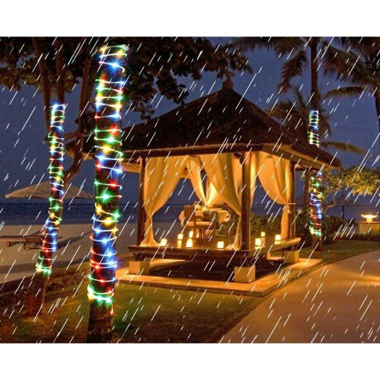 LED Multicolor Light Rope with Programmer 10 m - Flexible Interior and Garden Decoration