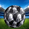 1pc Winter Wolf Family Theme Soccer Ball Football, Size 5, Lightweight PVC, Outdoor Training Soccer Ball,Gift c6526