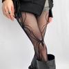Women Fashion Spider Hollow Out Fishnet Stockings Gothic Punk Cosplay Socks Black Tights Bat Shape Sexy Stocking Nylon Pantyhose