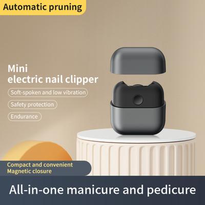 Electric Nail Clipper with LED Light USB Rechargeable Automatic Nail Trimmer Baby Kids Adults