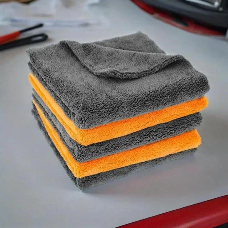 Car Thicken Cleaning Cloth Professional Cleaning Car Wiping Microfiber Towel Car Wash Rag