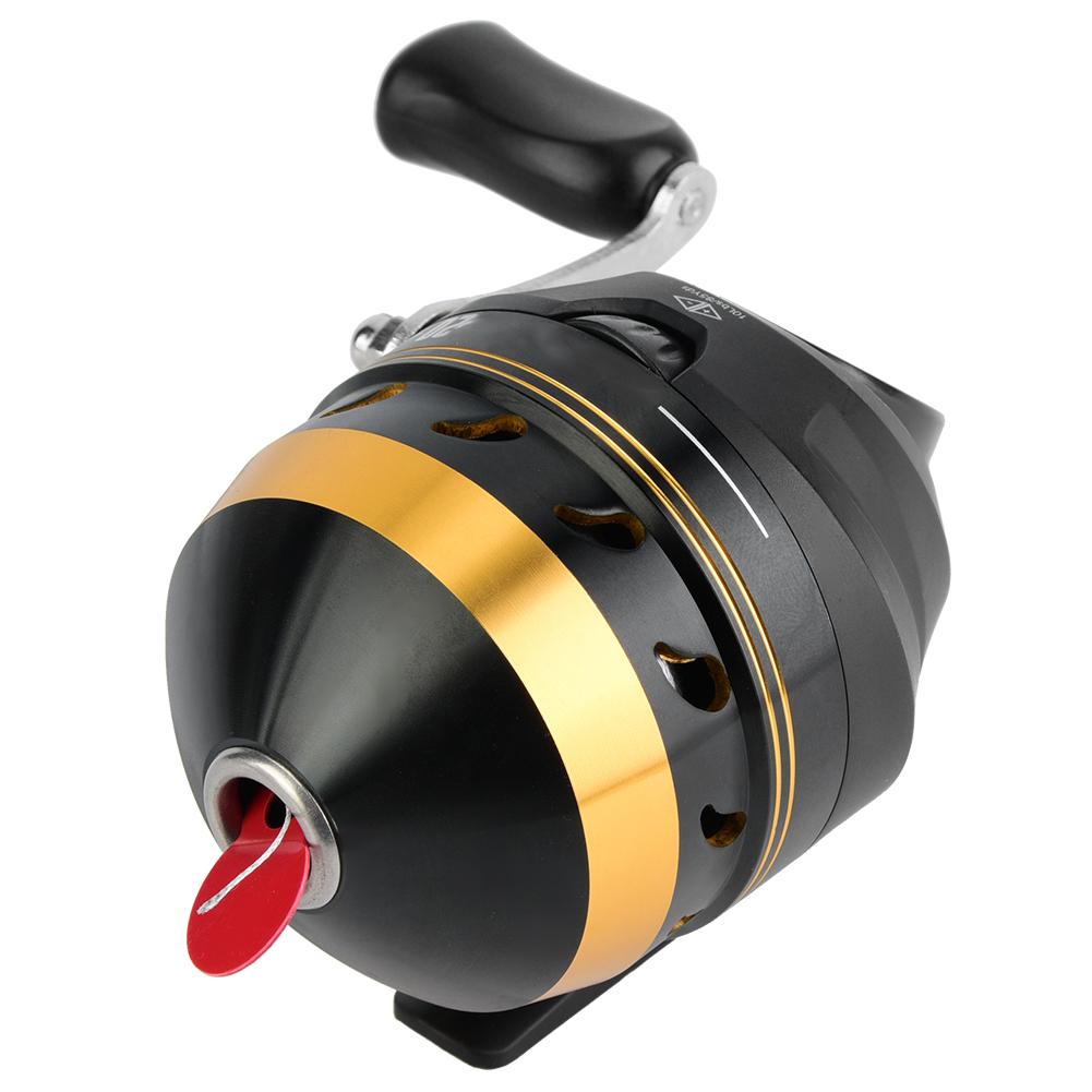 SY20 Shot Fishing Wheel Metal Fish Built in Line Casting Reel for Fishing Golden